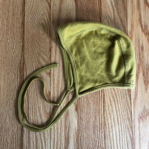 mabo organic cotton bonnet- chartreuse Size 12M